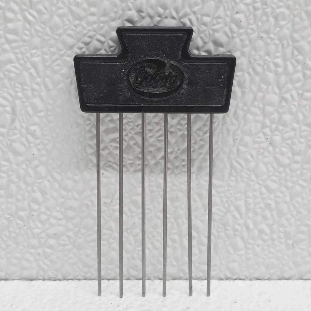 Vintage Goody Hair Lift Picks Lot of 5 Metal Prong Styling Combs USA